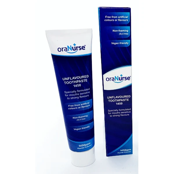 OraNurse Unflavoured Toothpaste 1450 ppm 50ml